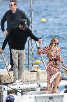 Cannes - Adrien Brody and Georgina Chapman At Eden Roc