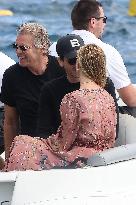 Cannes - Adrien Brody and Georgina Chapman At Eden Roc
