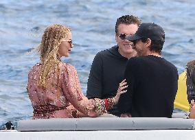 Cannes - Adrien Brody and Georgina Chapman At Eden Roc