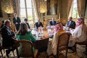Jean-Noel Barrot Meets with His Saudi, Jordanian and Egyptian Counterparts - Paris