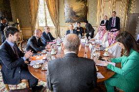 Jean-Noel Barrot Meets with His Saudi, Jordanian and Egyptian Counterparts - Paris