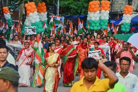 Patriotic Rallys In Support Of Indian Military - India