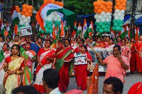 Patriotic Rallys In Support Of Indian Military - India