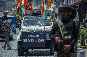 Citizens And Indian Military Celebrate Operation Sindoor - Kashmir