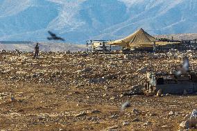 Settlers' Harrasement Forces Palestinians to Leave