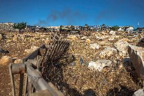 Settlers' Harrasement Forces Palestinians to Leave