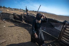 Settlers' Harrasement Forces Palestinians to Leave