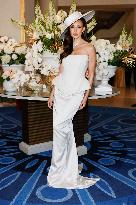 Cannes Michelle Keegan is spotted at Hotel Martinez MP