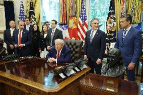 President Trump Signs Executive Orders at the White House