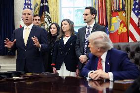 President Trump Signs Executive Orders at the White House