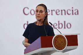 President Claudia Sheinbaum Holds Briefing - Mexico