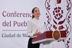 President Claudia Sheinbaum Holds Briefing - Mexico