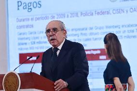 President Claudia Sheinbaum Holds Briefing - Mexico