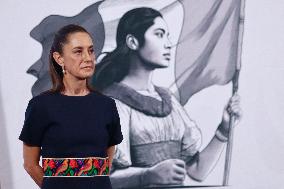 President Claudia Sheinbaum Holds Briefing - Mexico