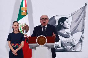 President Claudia Sheinbaum Holds Briefing - Mexico