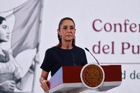 President Claudia Sheinbaum Holds Briefing - Mexico