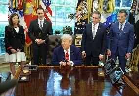 President Trump Signs Executive Orders at the White House