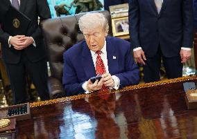 President Trump Signs Executive Orders at the White House
