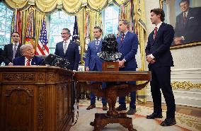 President Trump Signs Executive Orders at the White House