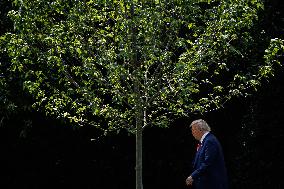 DC: President Trump Departs the White House in Washington