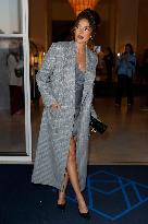 Cannes Michelle Keegan leaves Hotel Martinez MP