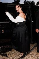 Cannes Amy May Jackson leaves Hotel Martinez MP