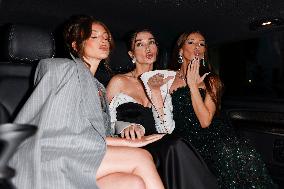 Cannes Michelle Keegan, Amy May Jackson, Mimi Keene leave Hotel Martinez MP