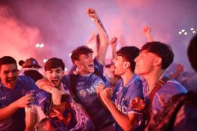 Naples Fans Celebrate Napoli s Scudetto Victory in Italy