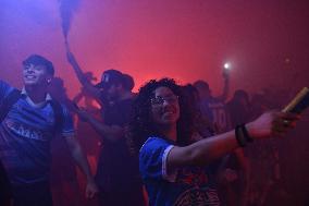 Naples Fans Celebrate Napoli s Scudetto Victory in Italy