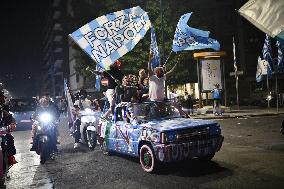 Naples Fans Celebrate Napoli s Scudetto Victory in Italy