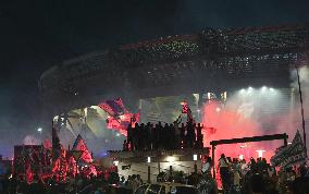 Naples Fans Celebrate Napoli s Scudetto Victory in Italy