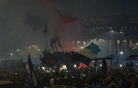 Naples Fans Celebrate Napoli s Scudetto Victory in Italy
