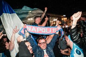Naples Fans Celebrate Napoli s Scudetto Victory in Italy