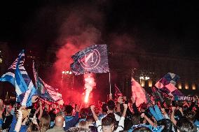 Naples Fans Celebrate Napoli s Scudetto Victory in Italy