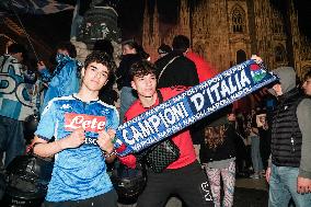 Naples Fans Celebrate Napoli s Scudetto Victory in Italy