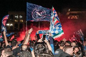 Naples Fans Celebrate Napoli s Scudetto Victory in Italy