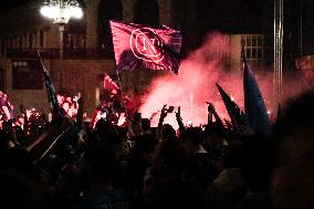 Naples Fans Celebrate Napoli s Scudetto Victory in Italy