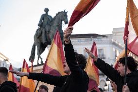 Far-Right Organization Falange Espanola Rally - Madrid