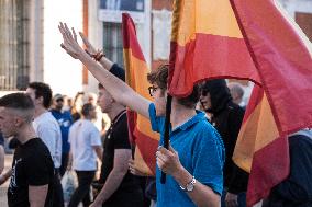 Far-Right Organization Falange Espanola Rally - Madrid