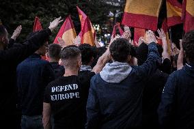Far-Right Organization Falange Espanola Rally - Madrid