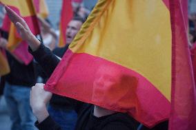 Far-Right Organization Falange Espanola Rally - Madrid