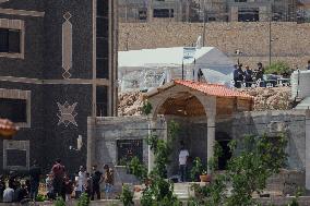 Settlers Raise Flags In Bruqin - West Bank