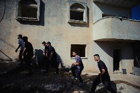 Three Brothers Held In Military Operation - West Bank