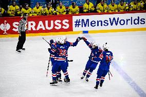 ICE HOCKEY WC SEMI FINAL SWEDEN-USA