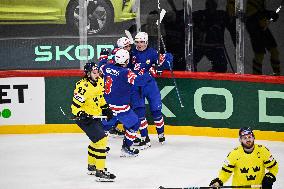 ICE HOCKEY WC SEMI FINAL SWEDEN-USA
