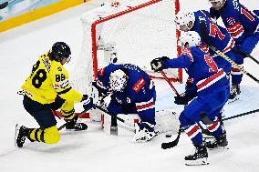 ICE HOCKEY WC SEMI FINAL SWEDEN-USA