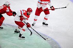 ICE HOCKEY WC SEMI FINAL SWITZERLAND-DENMARK