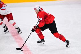 ICE HOCKEY WC SEMI FINAL SWITZERLAND-DENMARK