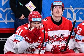 ICE HOCKEY WC SEMI FINAL SWITZERLAND-DENMARK
