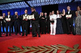 Cannes - Palme d'Or Winner Jafar Panahi